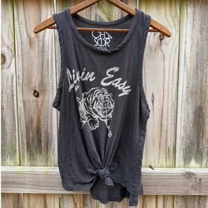 Chaser “Livin Easy” Tiger Muscle Tank